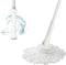 JEHONN Mop for Floor Cleaning Microfiber Twist Tornado Mop Dust Mop with Wringer Self-Wringing Metal with 2 Washable Replacements 51 Inches