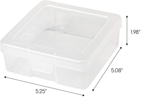 IRIS USA Small Modular Supply Case, 10 Pack, Clear 585170