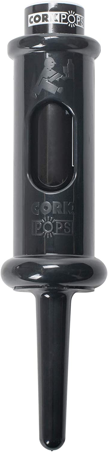 Cork Pops Black 6.5 Inch Original Wine Bottle Opener