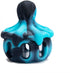 ZCO Portable Silicone Glass Container Jar - Mini Cute Octopus Shape -Glass Jar Insert 10ml - (4 Colors) (Blue)