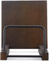 Mkono Vinyl Record Storage Holder Modern Album Display Solid Wood Stand with Black Metal Rack Farmhouse Home Decor Organizer for Vinyl Record, Holds up to 30 Albums, 11.8''L x 7''W x 8.6''H, Brown