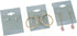 100 Gray Hanging Earring Cards 2 Inch Jewelry Display