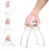 BESTONZON Kitchen Folding Hot Dish Plate Clip Plate Tongs Bowl Clips Pan Dish Gripper Clips Hot Plate or Bowls Clamp Holder Tong