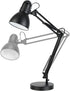 Globe Electric 5698601 Swing-Arm Desk Lamp, with Base, Black