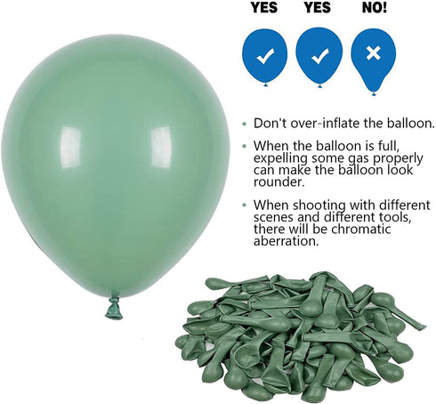 Sage Green Balloon Garland Arch Kit 144pcs Baby Shower Decor with Olive Eucalyptus Green White Gold Double-Stuffed Blush Balloons for Jungle Woodland Safari Baby Shower Bridal Wedding Wild One 1st Birthday Theme Party Decorations