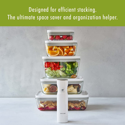 ZWILLING Fresh & Save Glass Airtight Food Storage Container, Meal Prep Container - Small, Food Saver