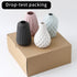 Flower Vase Set of 4, Decorative Ceramic Vase, Vase for Decor Home Living Room Office Parties Wedding (Black,White,Green,Rose)
