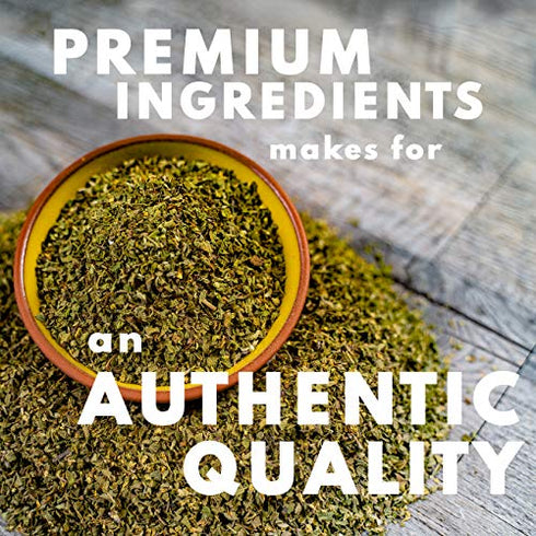 Mexican Oregano (3oz) - Premium Greek Cut, Mexican Oregano Dried, Great For Mexican Cuisine and Spices - Packaged In Resealable Kraft Bag by OLÉ RICO