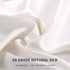 ZIMASILK 100% Mulberry Silk Pillowcase for Hair and Skin Health,Soft and Smooth,Both Sides Premium Grade 6A Silk,600 Thread Count,with Hidden Zipper,1pc(Standard 20''x26'',Ivory)
