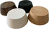 Prime Woodcraft Walnut Wood Furniture Risers (4 Pack) | Adds 1 Inch Extra Height for Cleaning & Convenience | Bed Risers, Desk Riser, Table Risers, Furniture Legs, Sofa Risers |Heavy Duty (Black)