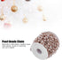 30m Rose Gold Fish Line Beads, Rose Gold Abs Artificial Pearl Beaded Chain, Gypsophila Jewelry for DIY Craft Garland Wedding Center Decoration Party Supplies DIY Wedding Accessories