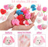 VOMAOK 28 Pack Valentine Squishy Toys with Valentines Day Cards for Kids Valentine Party Favors Valentine School Classroom Exchange Gift