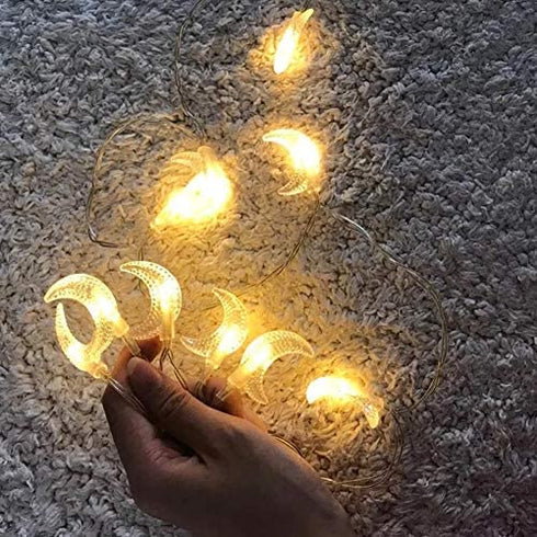 MyBuddy Moon String Lights,Outdoor LED String Lights 10FT Set of 20 LED for Wedding Garden Decoration,Party Festival Lights, Christmas Thanksgiving Decor