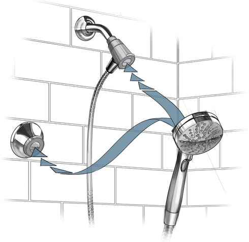 Moen 186117 Magnetix Remote Dock for Handheld Shower, Chrome