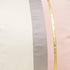Avigers 22 x 22 Inches Pink White Gold Leather Striped Patchwork Velvet Cushion Case Luxury Modern Throw Pillow Cover Decorative Pillow for Couch Living Room Bedroom Car