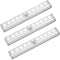 AMIR (Upgraded Version) Motion Sensor Lights, Battery-Powered LED Night Lights, Stick-Anywhere Closet Lights Stair Lights, Wall Lights for Hallway, Bathroom, Bedroom, Kitchen etc. (White - Pack of 3)
