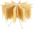 Ourokhome Collapsible Pasta Drying Rack, Plastic Foldable Homemade Fresh Spaghetti Stand Dryer Noodle Hanger for Kitchen with 10 Arms, Stable, Easy Storage, Quickly Set Up (White)