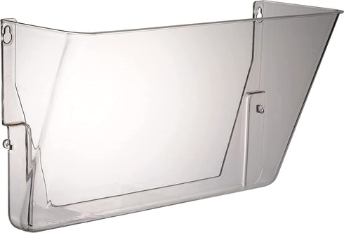 Officemate Wall File, Letter Size with Hanger Set, Clear, Comes in 3 Pack (21446)