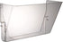 Officemate Wall File, Letter Size with Hanger Set, Clear, Comes in 3 Pack (21446)