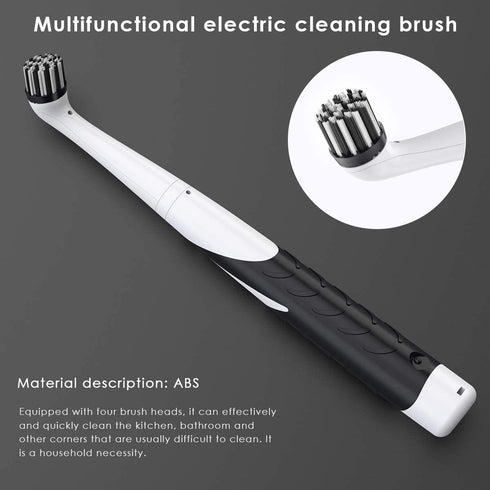 FAMKIT Electric Cleaning Brush, Oscillating Power Scrubber Cleaning Tool Sonic Brush Household Brush for Bathroom Kitchen
