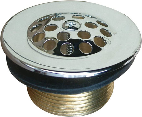 Kingston Brass DTL201 Bath Tub Drain Strainer and Grid, Polished Chrome