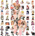 300 PCS Anime Sexy Lady Stickers, Vinyl Waterproof Adults Stickers, Cute Variety Pack for Laptop Computer Skateboard Bicycle Luggage Decal?Anime Stickers Girl-300Pcs?