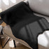 Rainlin Ultra Soft Fluffy Faux Fur Sheepskin Area Rug Modern 2x3 Shaggy Chair Couch Cover Seat Cushion Furry Beside Rugs Non-Slip Mat for Bedroom Floor Sofa Living Room, Black