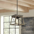 Briarwood Collection 1-Light Coastal Mini-Pendant Light Antique Bronze