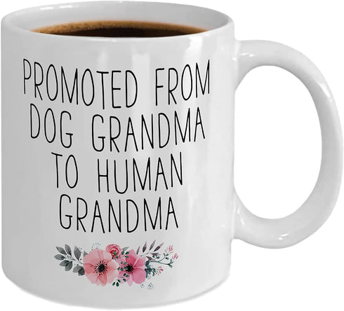 New Baby Reveal Gift For Grandma, Grandma To Be Mug From Daughter for Christmas, Baby Pregnancy Announcement Gift, Cute Mug For Woman, New Grandmother Gift, Future Grandma Coffee Mug