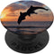 Sunset Dolphins - Cell Phone Mount & Hand Holder Knob 6460 PopSockets PopGrip: Swappable Grip for Phones & Tablets
