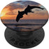 Sunset Dolphins - Cell Phone Mount & Hand Holder Knob 6460 PopSockets PopGrip: Swappable Grip for Phones & Tablets