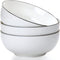 Large Salad Soup Ramen Bowls, 60 OZ Super Stackable Round Fine Porcelain Cereal Pasta Serving Bowl Sets, 3Pack - Microwavable Ceramic Bowls - Heat and Cold Resistant Porcelain