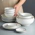 Large Salad Soup Ramen Bowls, 60 OZ Super Stackable Round Fine Porcelain Cereal Pasta Serving Bowl Sets, 3Pack - Microwavable Ceramic Bowls - Heat and Cold Resistant Porcelain