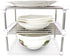 Carrotez Pantry Cabinet Organizer Set of 2, Pantry Organization and Storage, Cabinet organizers and Storage, Pantry Storage Shelf Organizer, Ktchen Cabinet Organizer, White 9.8 x 7.8 x 6.1"
