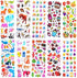 Kids Stickers 1000+, 40 Different Sheets, 3D Puffy Stickers for Kids, Bulk Stickers for Girl Boy Birthday Gift, Scrapbooking, Teachers, Toddlers, Including Animals, Stars, Fishes, Hearts and More