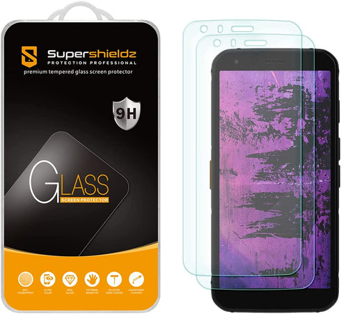 (2 Pack) Supershieldz Designed for CAT S62 and S62 Pro Tempered Glass Screen Protector, Anti Scratch, Bubble Free