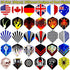 ROOBEEO Dart Flights 30 Sets 90 Pcs PET Laser Standard Dart Flights Durable Dart Flights for Soft Tip Darts and Steel Tip Darts Perfect Replacement Accessories for Dart Games