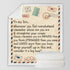 WINGSIGHT Letter Throw Blankets Mom to My Son Super Soft Warm Large Flannel Blanket Suitable for Birthday and Anniversaries Gifts for Bed, Sofa,Camping and Travel (59"x47", Mom-Son)