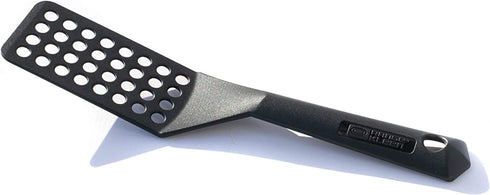 Black Nonstick Slotted Spatula/Turner for Crepes, Brownies, Lasagna