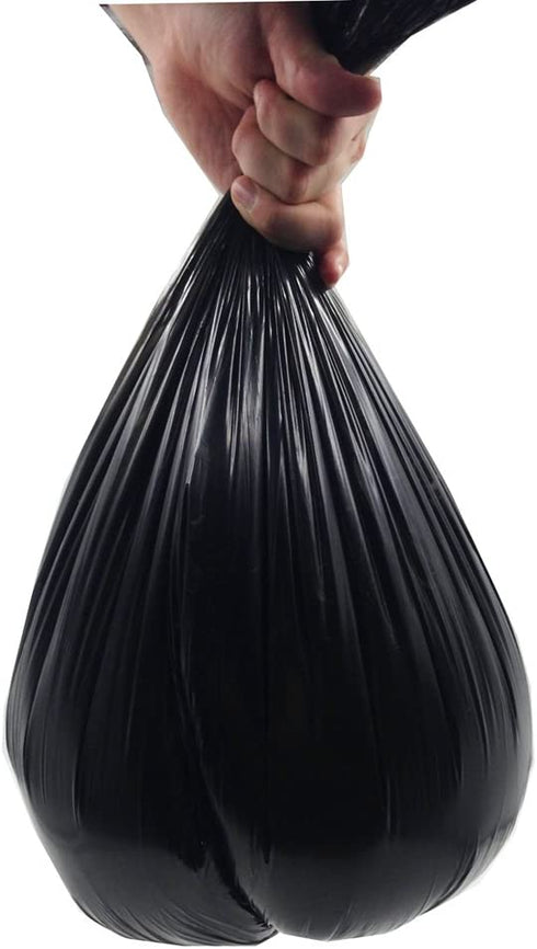 Nicesh 7 Gallon Kitchen Trash Can Liners, 130 Counts, Black