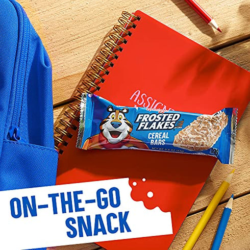 Kellogg's Frosted Flakes Cereal Bars, Kids Breakfast Bars, School Snacks, Original, 4.8oz Box (6 Bars)