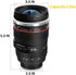 Camera Lens Coffee Mug,Camera Lens Mug,Fun Photo Coffee Mugs Stainless Steel Lens Mug Thermos Great Gifts for Photographers,Home Supplies,Friends,School Rewards - Chasing Y