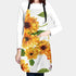 3D Sunflower Cooking Apron for Women Men Plus Size with 2 Pockets Waterproof Avoid Oil Stains Adjustable Neck Strap for for Thanksgiving,Christmas,Cooking,Baking & Painting