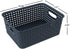 Cand Plastic Storage Basket, 10.08" x 7.67" x 4.05", 4 Packs