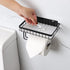 Toilet Paper Holder with Shelf, LKKL Toilet Tissue Paper Holder Wall Mounted, Bathroom Toilet Paper Roll Holder Storage, Bathroom Accessory Tissue Roll Dispenser and Shelf - Silver
