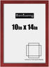 10x14 inch Wood Picture Frames for Wall Hanging,Diamond Painting Frames Rectangle Baby Scan Picture Frame for Family Walls Decoration,Anniversary,Wedding,Christmas,Halloween,Shower,Certificate (Red)