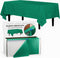 Exquisite 54 Inch X 100 Feet Emerald Green Plastic Table Cover Roll in A Cut - to - Size Box with Convenient Slide Cutter. Cuts Up to 12 Rectangle 8 Feet Plastic Disposable Tablecloths