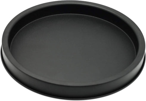 SUJUN Matte Black Metal Candle Holder Tray, Home Decor Accessories for The Coffee Table and Dining Table Large