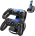 Megadream Controller Charger for PS4/PS4 Pro/PS4 Slim DualShock 4 Controller Charging Station