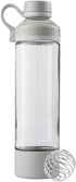 BlenderBottle Mantra Glass Shaker Bottle, 20-Ounce, Pebble Grey